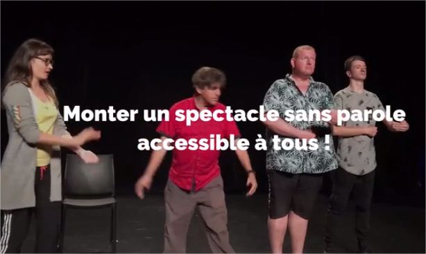 Chut!, les personnes sourdes montent sur les planches