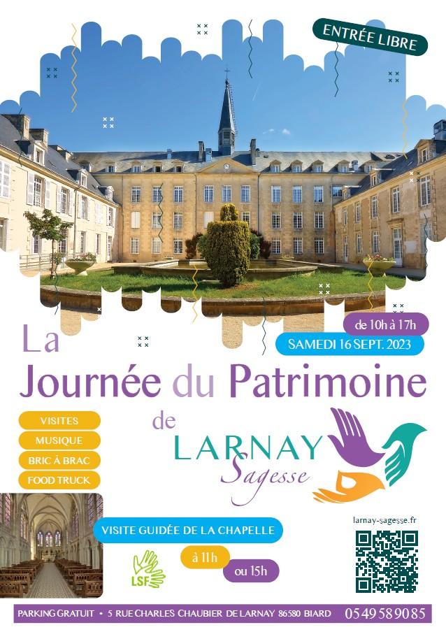 16 Septembre 2023 : La Journée du Patrimoine de Larnay à Biard