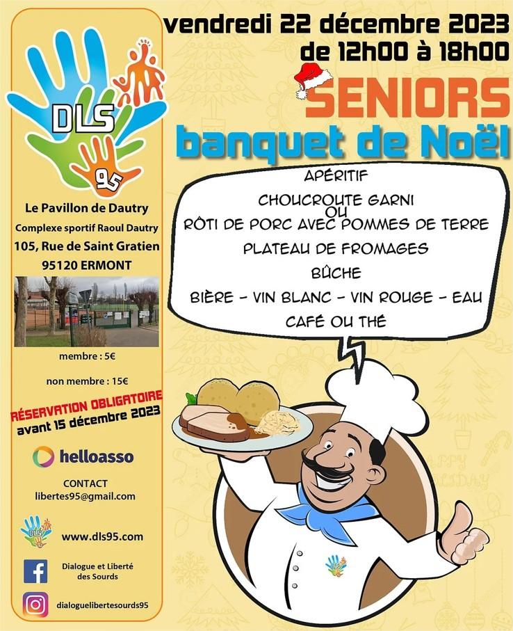 22 Décembre 2023 : Banquet de Noel à Ermont