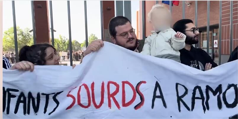 Le reportage a été réalisé lors de la manifestation