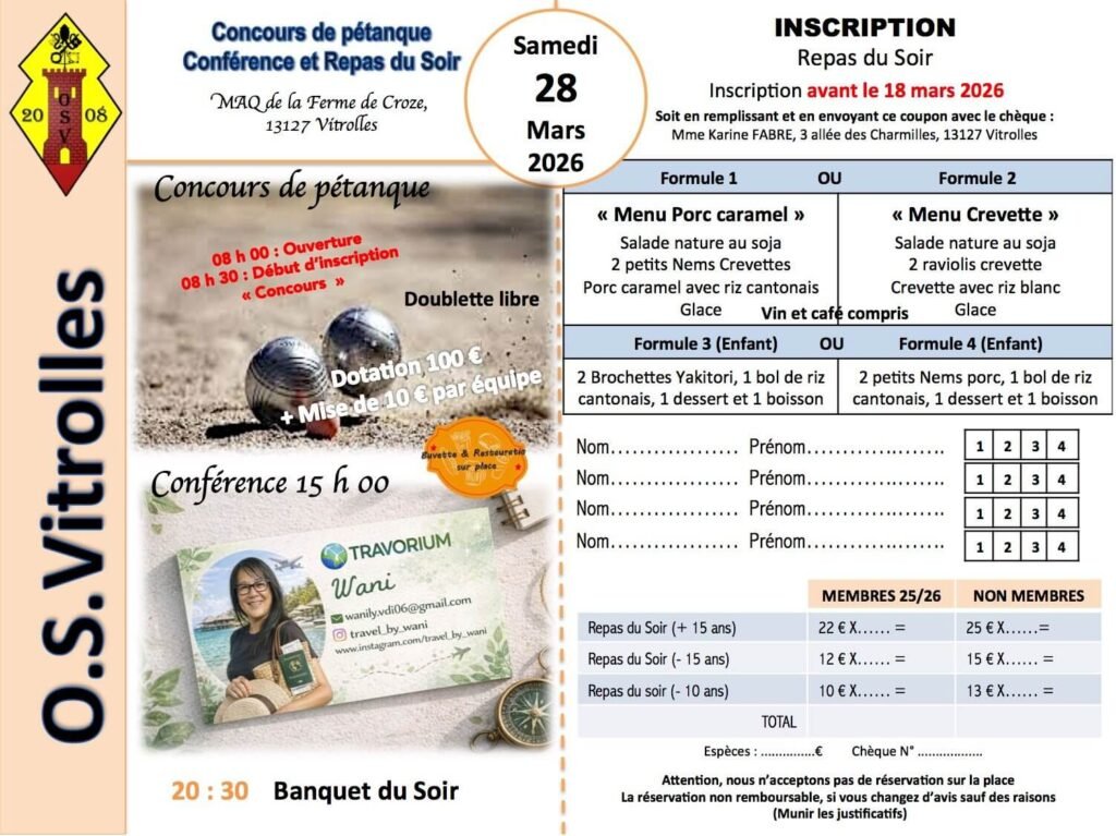 Pétanque… à Vitrolles