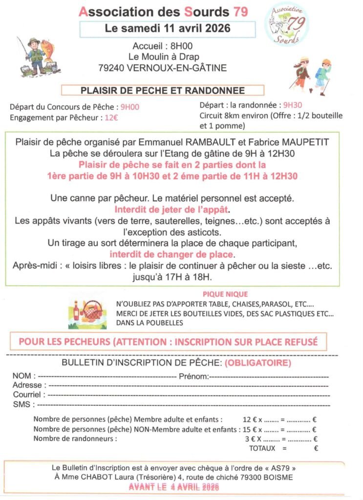 Pêche et Randonnée… à Vernoux-en-Gâtine