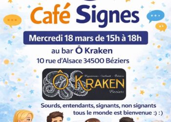 18 Mars 2026 : Café signes à Béziers