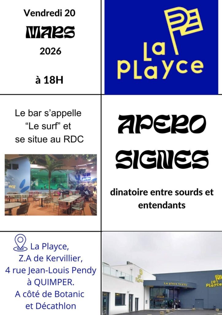 Apéro signes à Quimpe