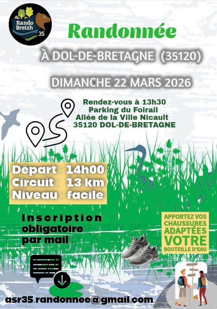 Randonnée… à Dol-de-Bretagne