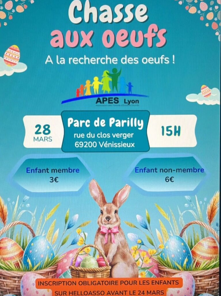 Chasse aux œufs à Vénissieux