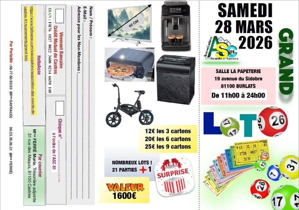 Loto à Burlats