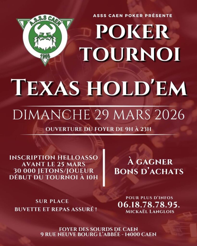 Poker à Caen